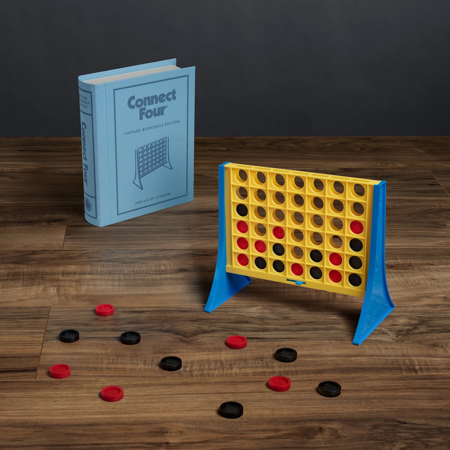 WS Game Company Vintage Bookshelf Edition, Connect Four