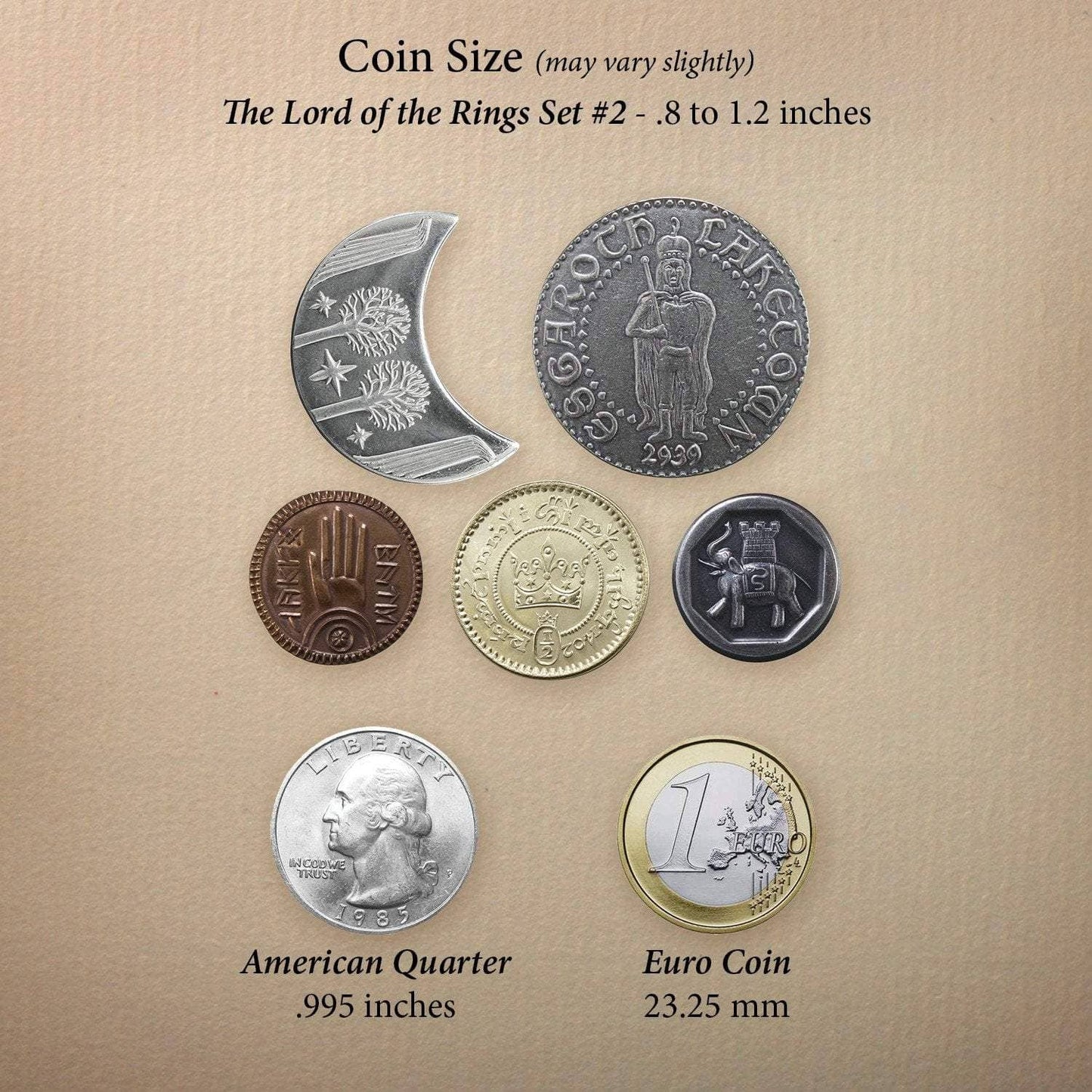 Shire Post Mint The Lord of the Rings Set #2 - Middle-earth Set of Five Coin