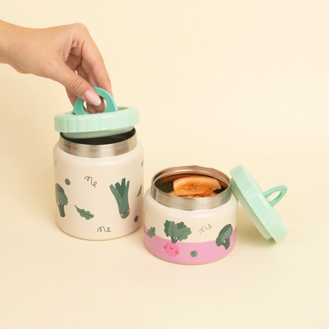 The Cotton Cloud Stainless Steel Thermo Food Jar 350ml, Confetti