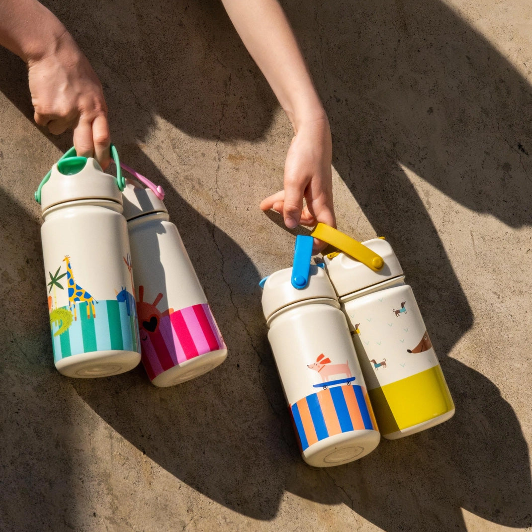The Cotton Cloud Stainless Steel Bottle, Rainbow
