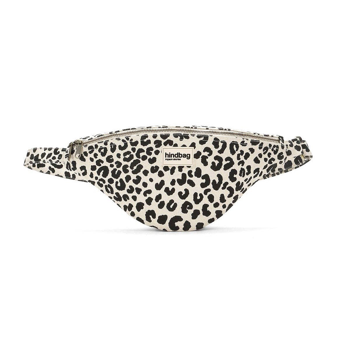 Hindbag Sasha Fanny Pack, Leopard Off-white