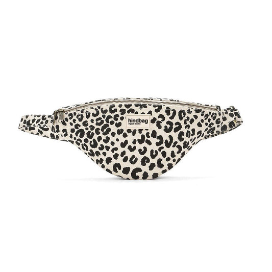 Hindbag Sasha Fanny Pack, Leopard Off-white
