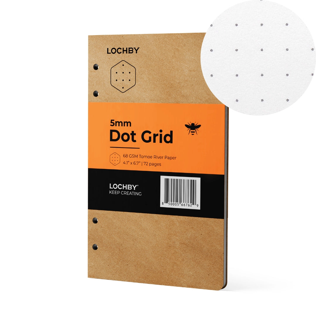 Lochby A6 Binder Refill (1-pack), Dot Grid