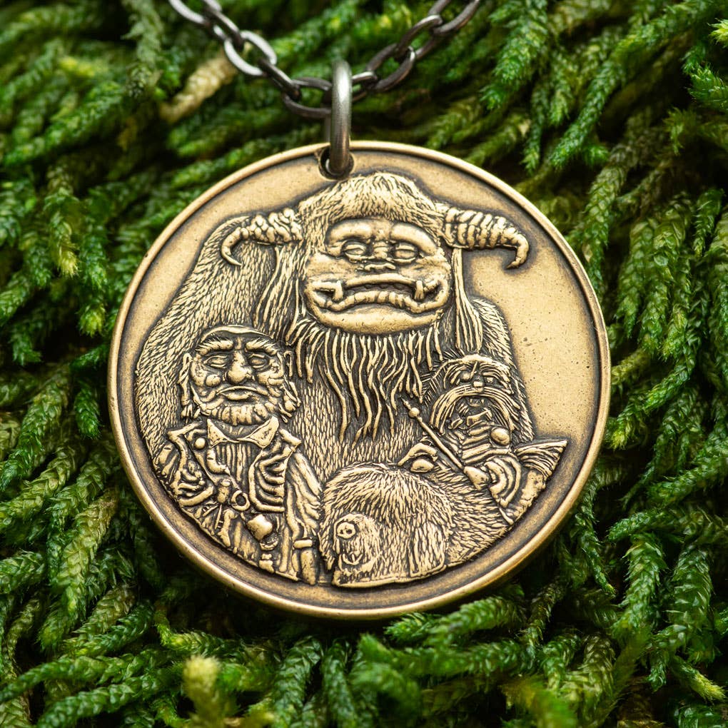Shire Post Mint Labyrinth Should You Need Us Necklace, Charm Only
