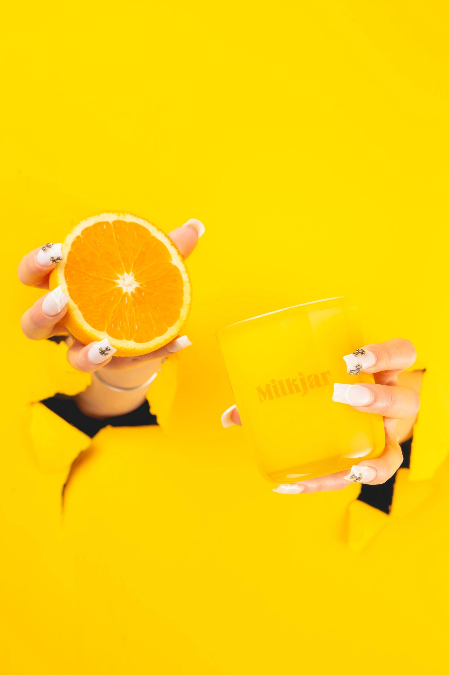 Milk Jar Candle Co. Citrus - Essential Oil Coconut Soy, 8oz