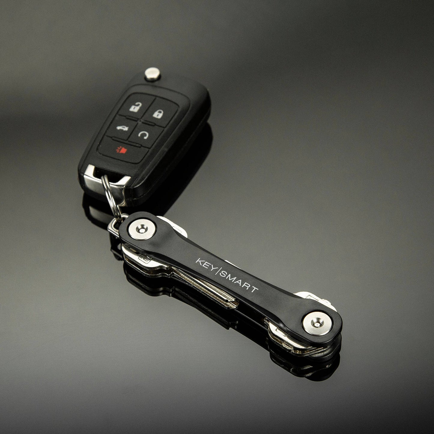KeySmart® Flex Compact Key Organizer, Black