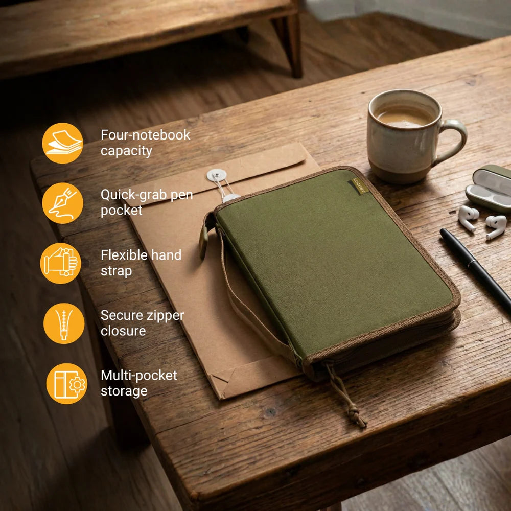 Lochby Field Folio A5, Olive