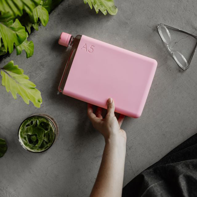 Memobottle™ A5 Transparent Bundle 750ml, Cherry Blossom