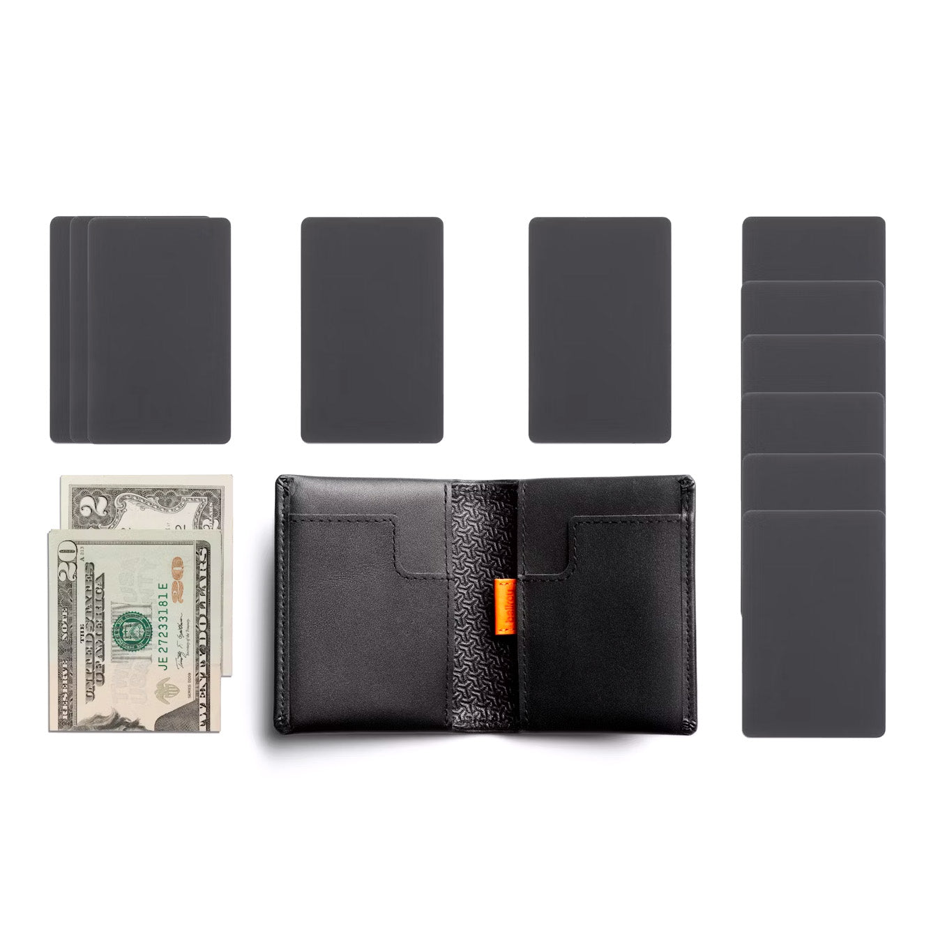 Bellroy Slim Sleeve Carryology Essentials Edition, Black Ash