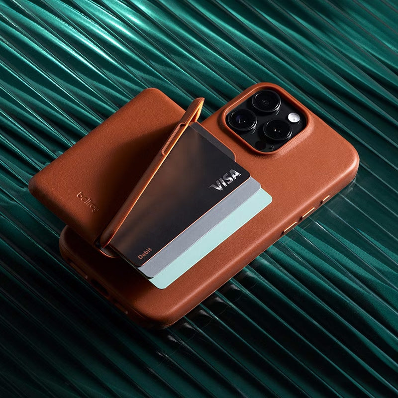 Bellroy Mod Phone Case + Wallet iPhone 16 Pro, Sienna