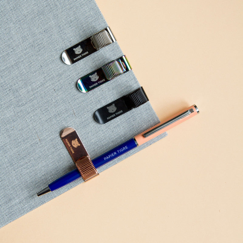 Papier Tigre Pen Holder Clip, Iridescent