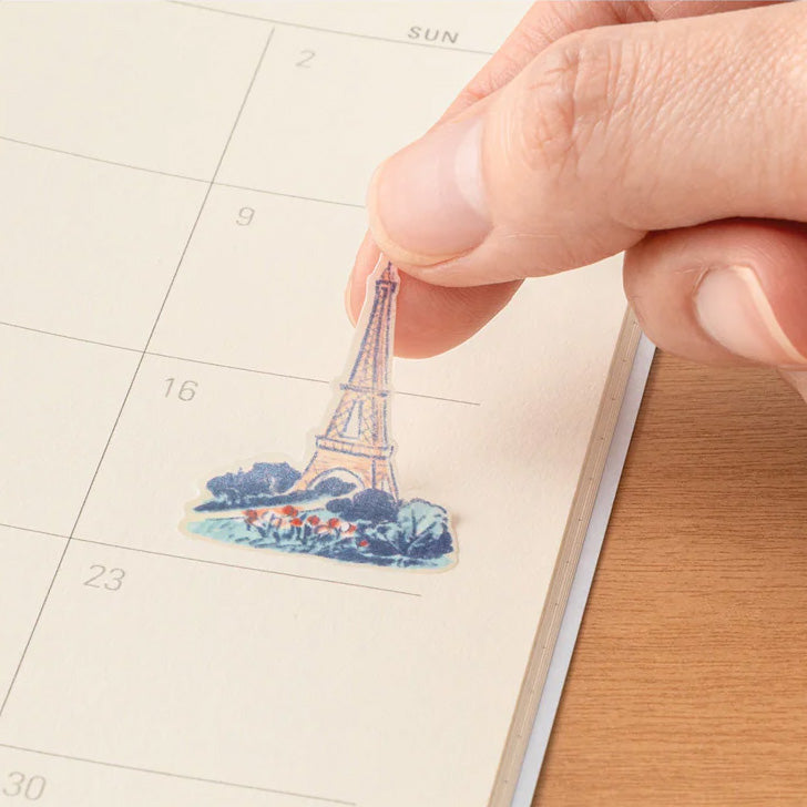 Midori Sticker, French Motifs