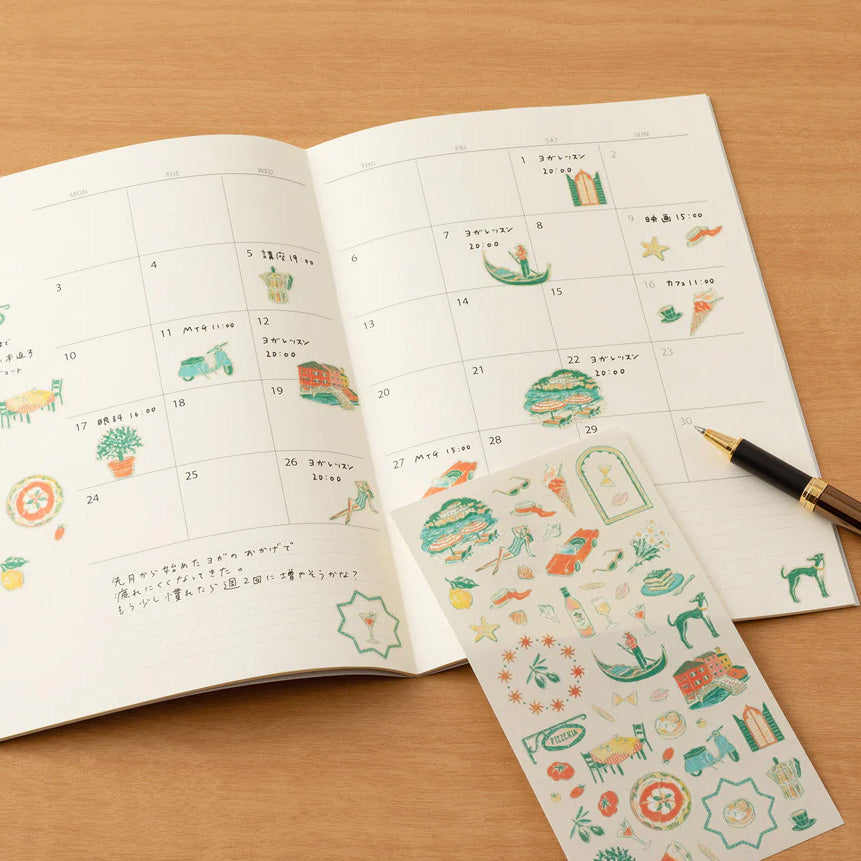 Midori Sticker, Italian Motifs