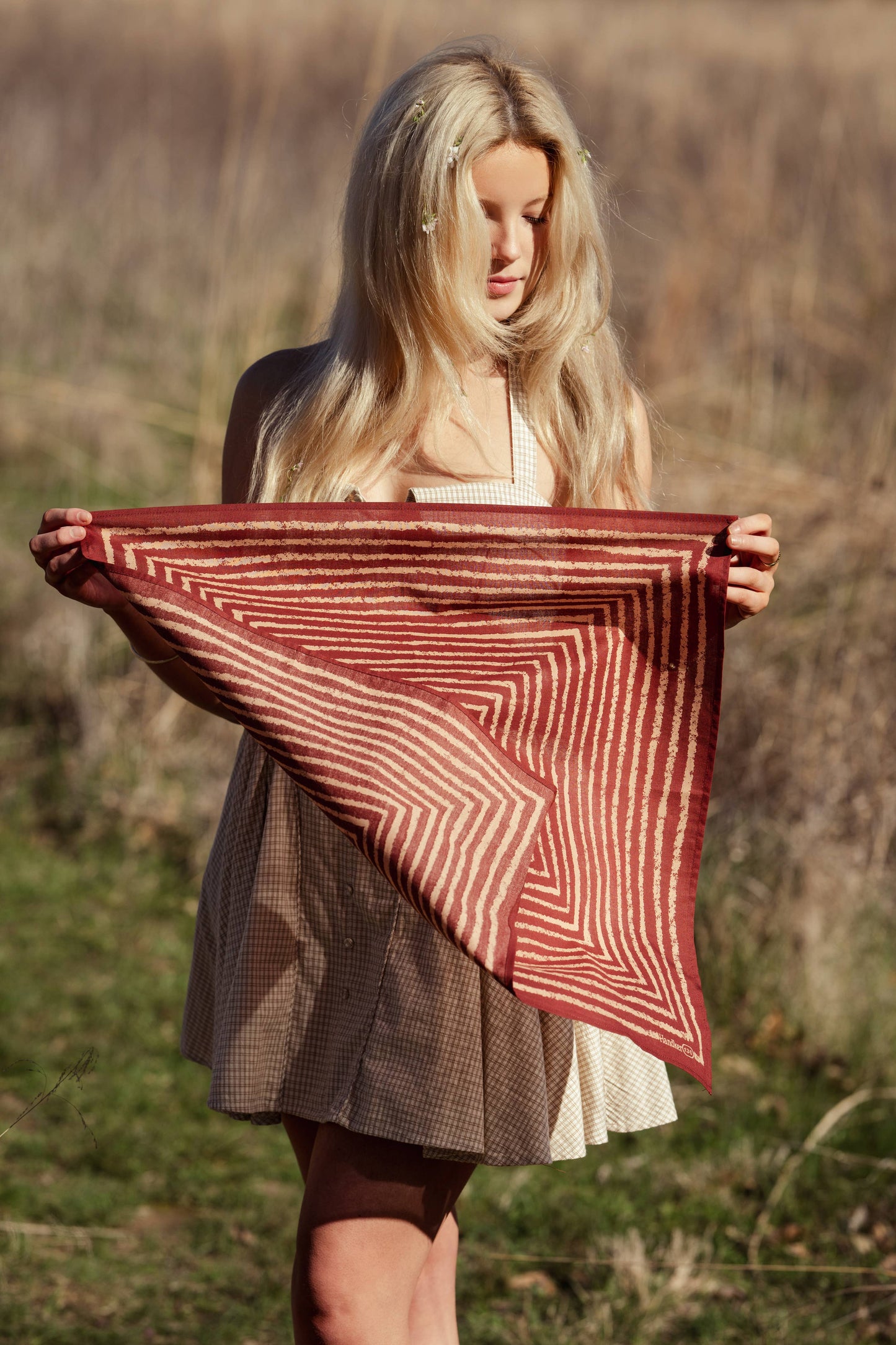 Handker Bandanas No. 136 Sammie Pink Bandana