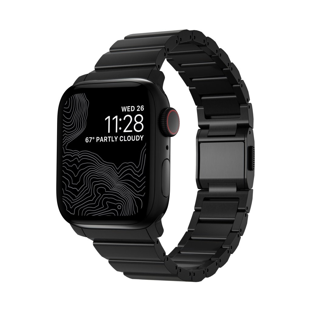 Nomad Titanium Band Apple Watch 41/40mm/38mm, Black