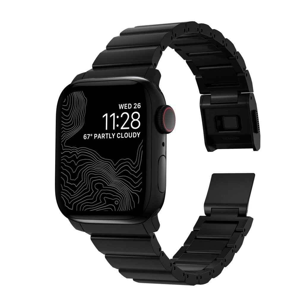 Nomad Titanium Band Apple Watch 41/40mm/38mm, Black