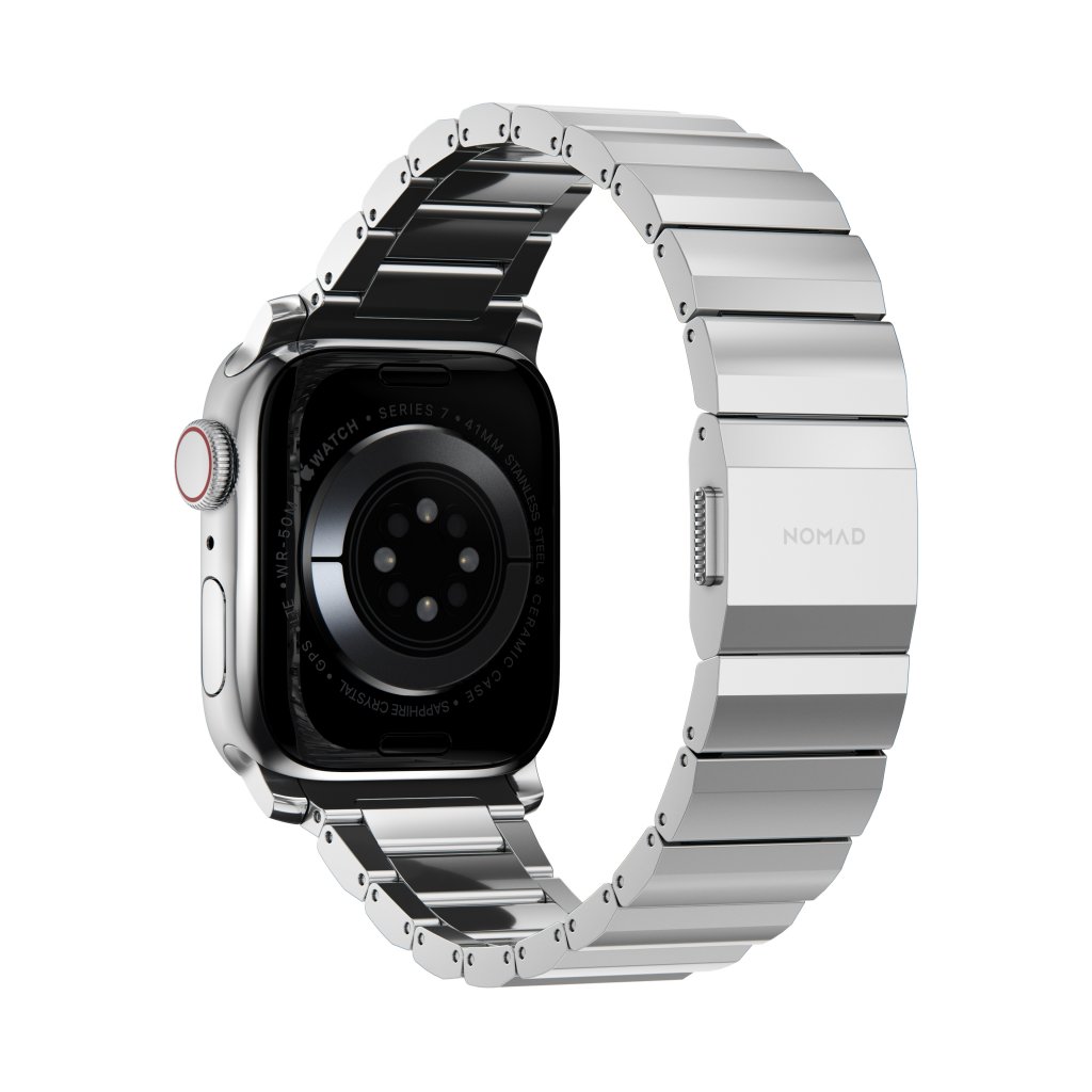 Nomad Steel Band Apple Watch 41/40mm/38mm, Silver