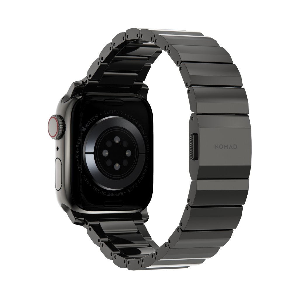 Nomad Steel Band Apple Watch 41/40mm/38mm, Graphite