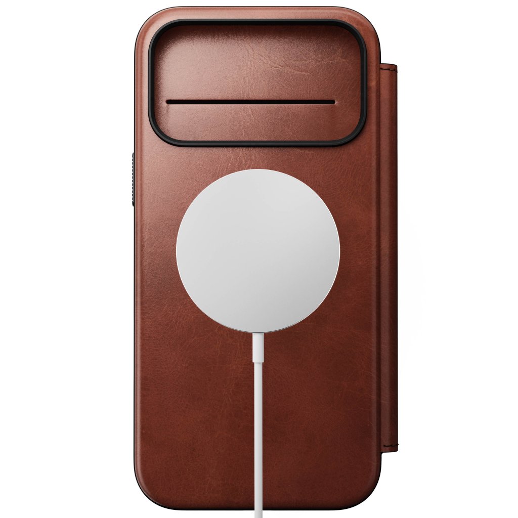 Nomad Horween Leather Folio iPhone 17 Pro Max, Olde Dublin