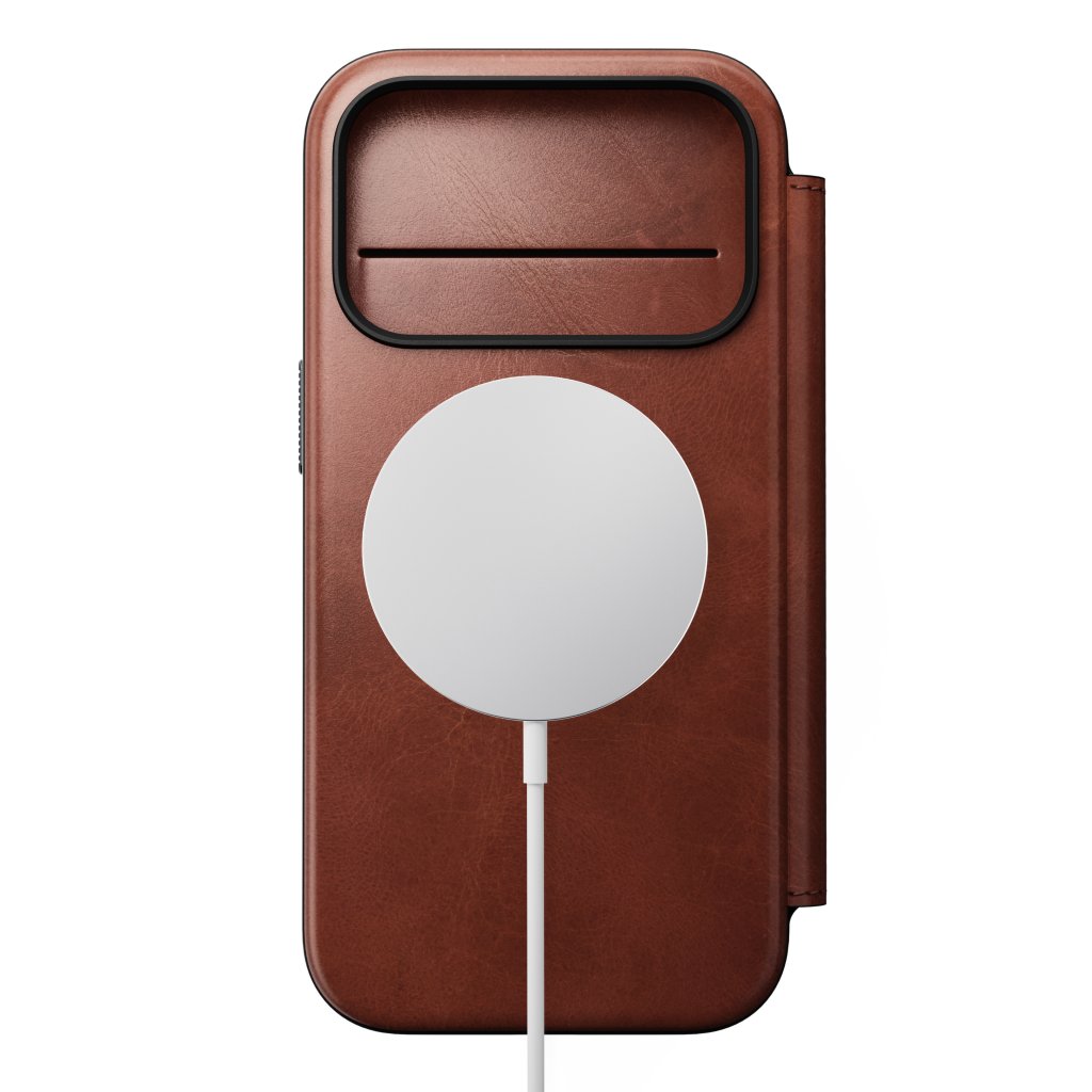 Nomad Horween Leather Folio iPhone 17 Pro, Olde Dublin