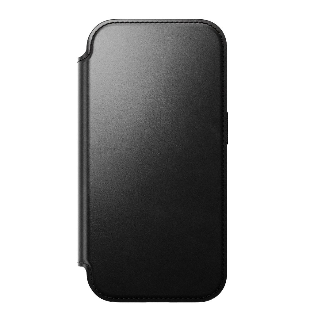 Nomad Horween Leather Folio iPhone 17 Pro, Black