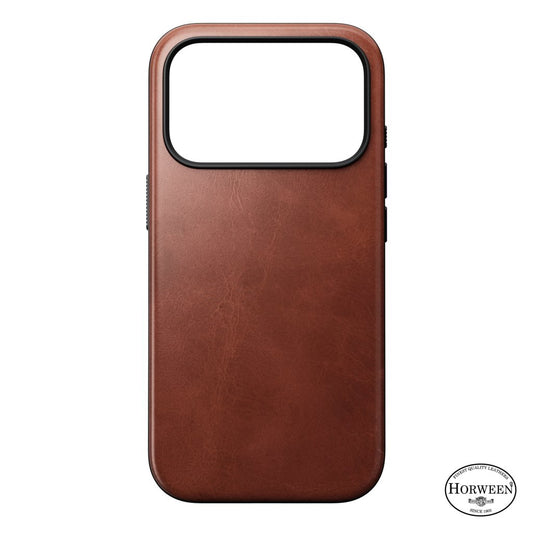 Nomad Modern Horween Leather Case iPhone 17 Pro, Olde Dublin
