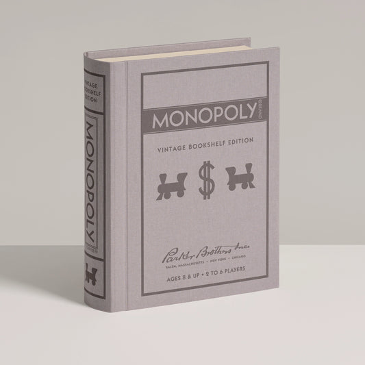 WS Game Company Vintage Bookshelf Edition, Monopoly