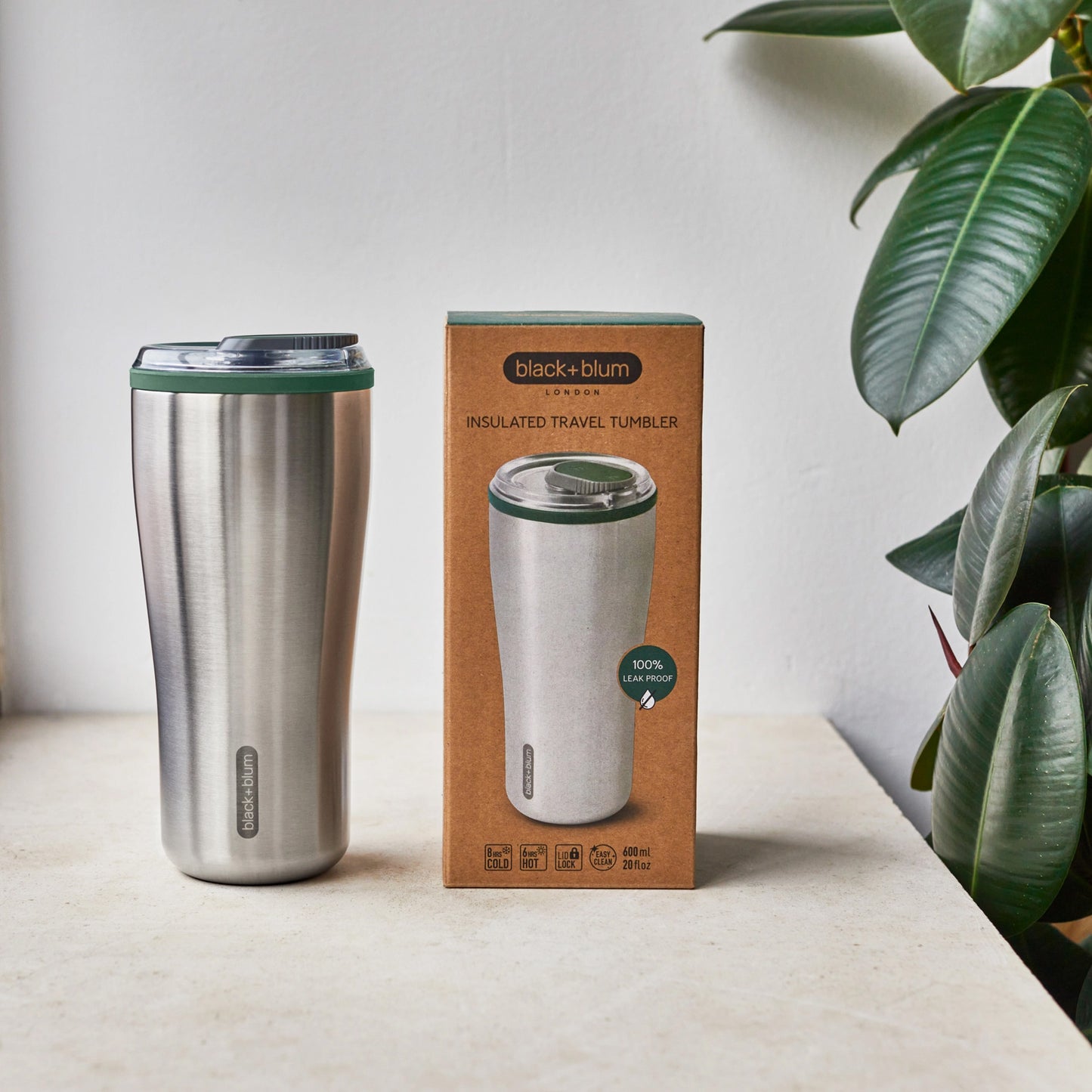 Black + Blum Insulated Travel Tumbler, Olive