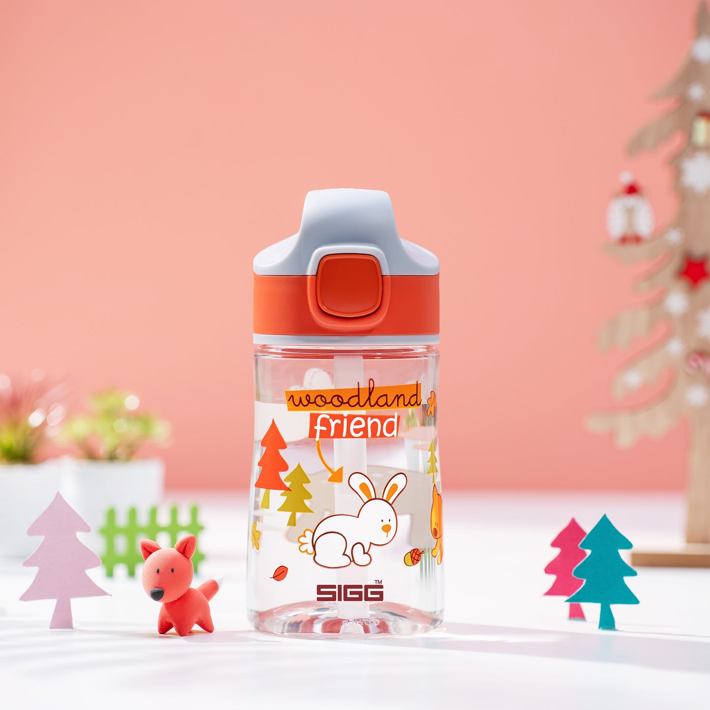 SIGG Kids Water Bottle Miracle 0.35L, Woodland Friend