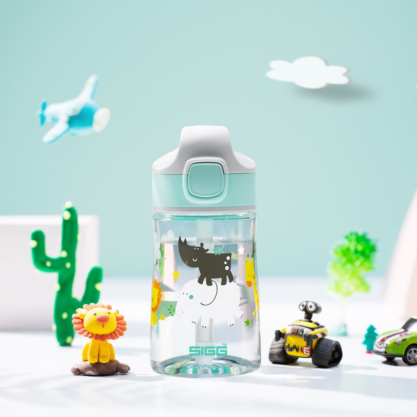 SIGG Kids Water Bottle Miracle 0.35L, Jungle Friend