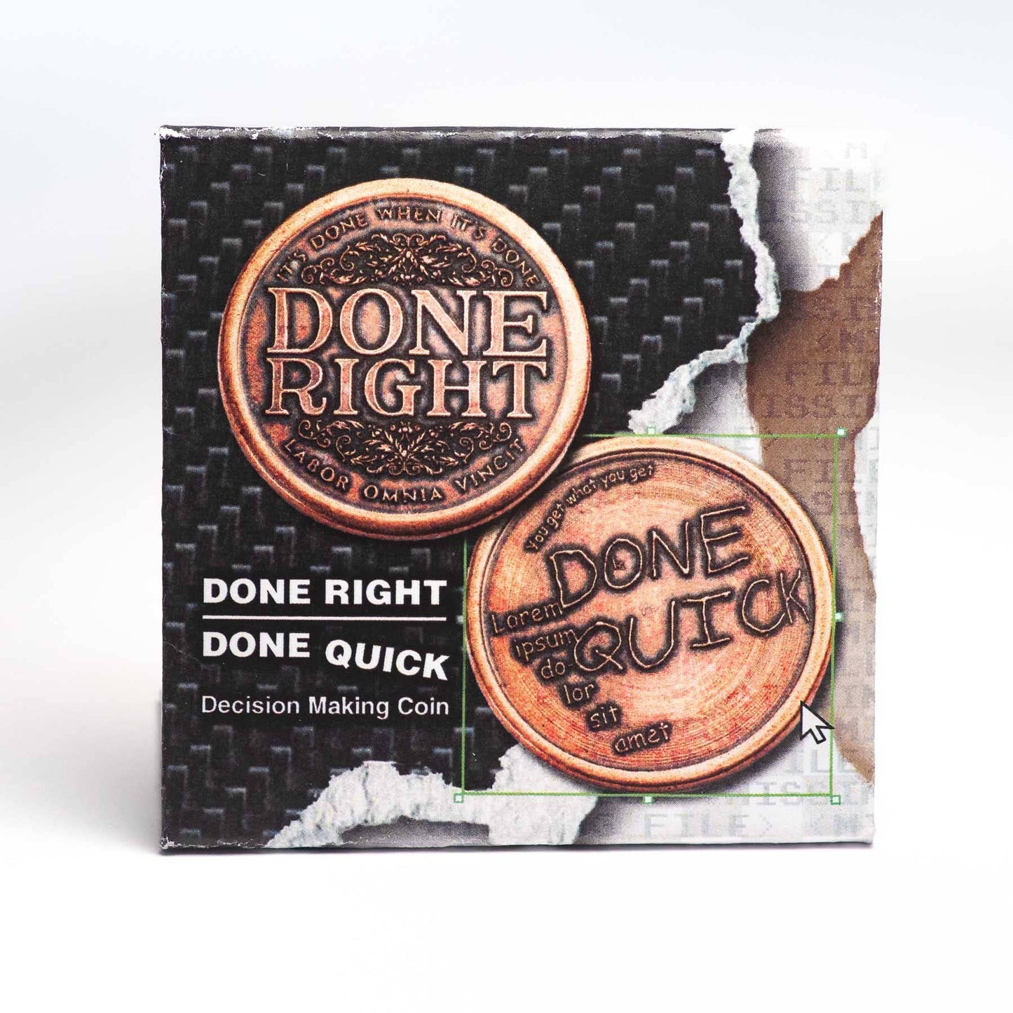 Shire Post Mint Done Right, Done Quick - Decision Maker Coin in Solid Copper