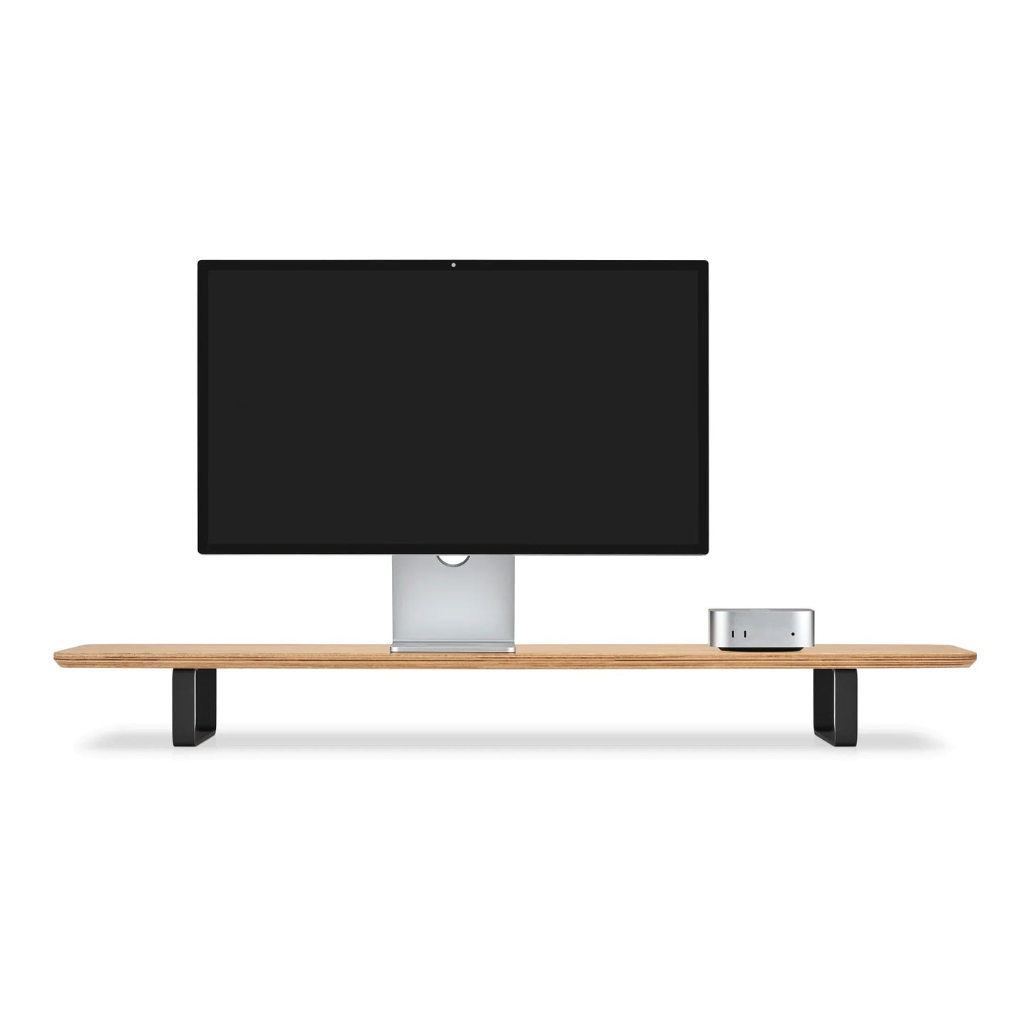 Oakywood Desk Shelf, Oak Veneer/Black