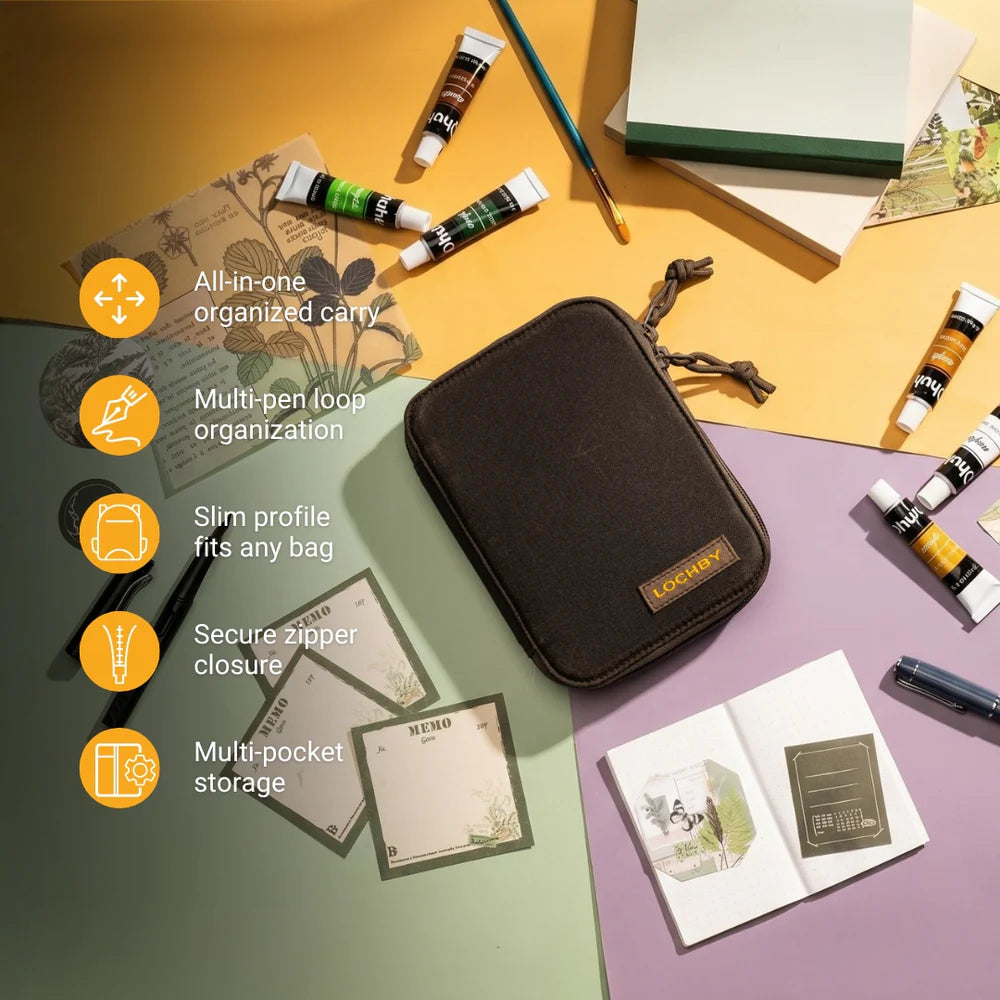 Lochby Daily Folio A6, Brown