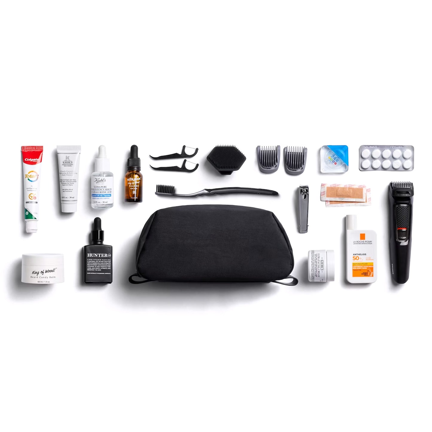 Bellroy Toiletry Kit Plus Carryology Essentials Edition, Black Ash