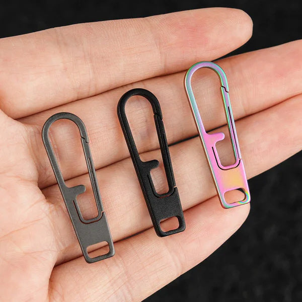 Viperade VAT1-L Heavy Duty Titanium Zipper Pull Replacement (2pcs), Colorful