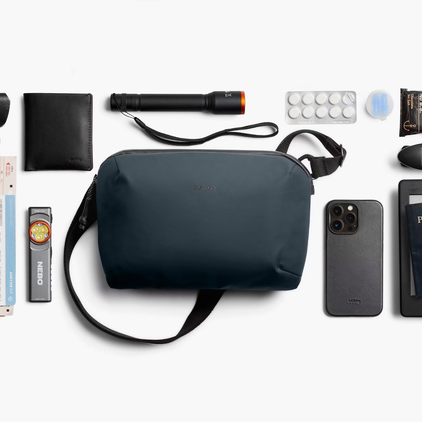 Bellroy Venture Travel Crossbody 3L, Deep Ocean