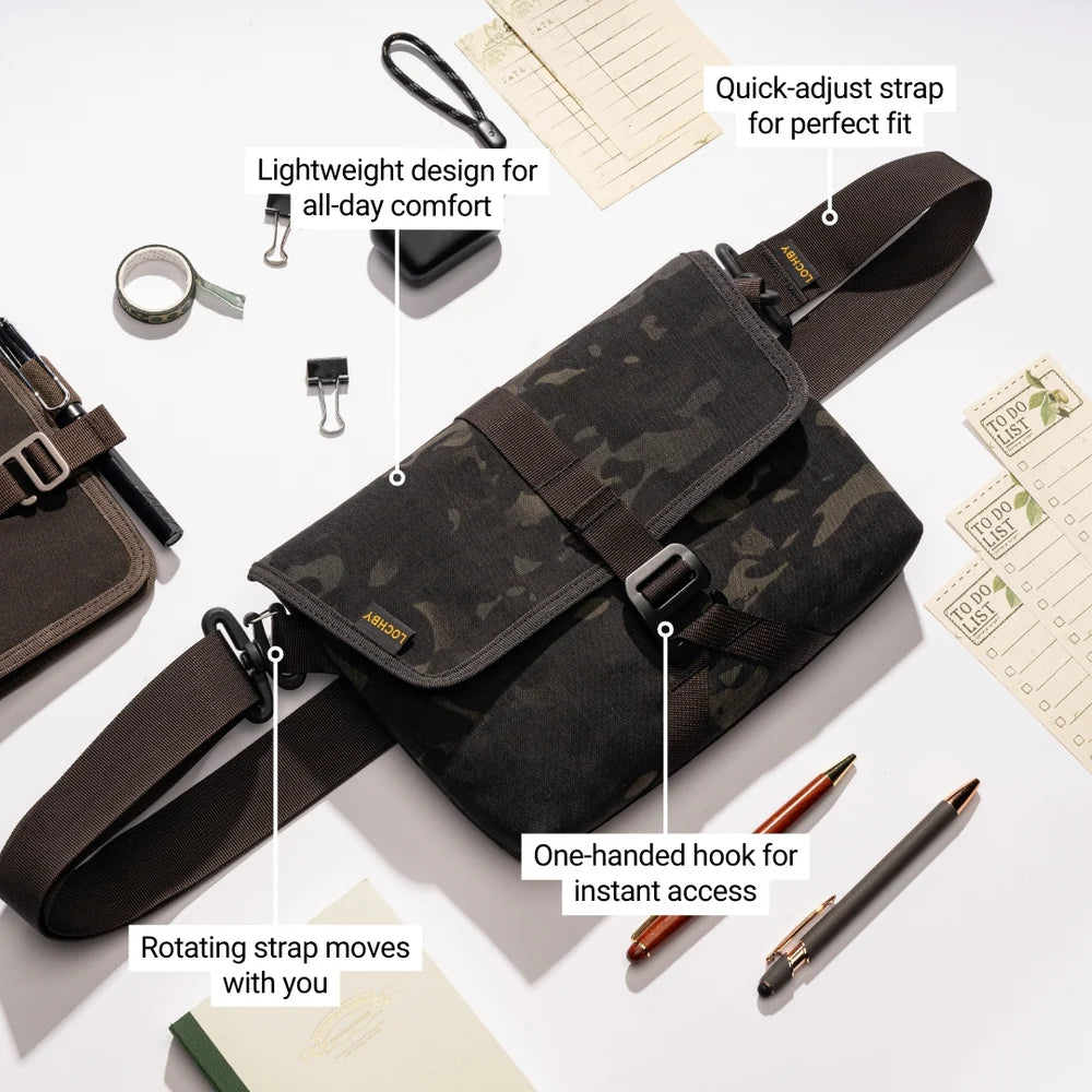 Lochby Field Sling, Black Multicam