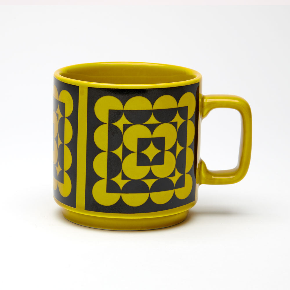 Magpie x Hornsea Mug, Squarcles Chartreuse