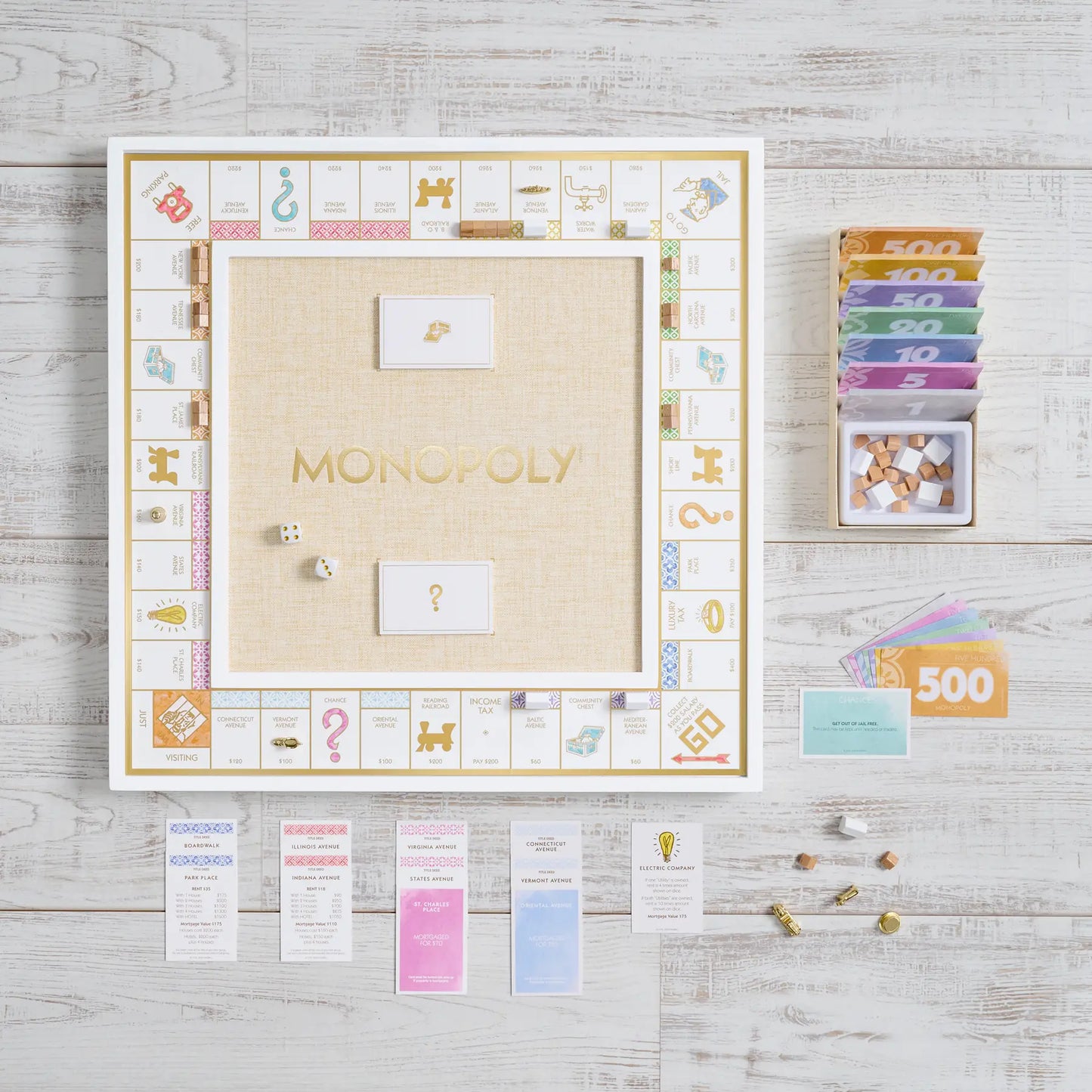 WS Game Company Monopoly Bianco Edition