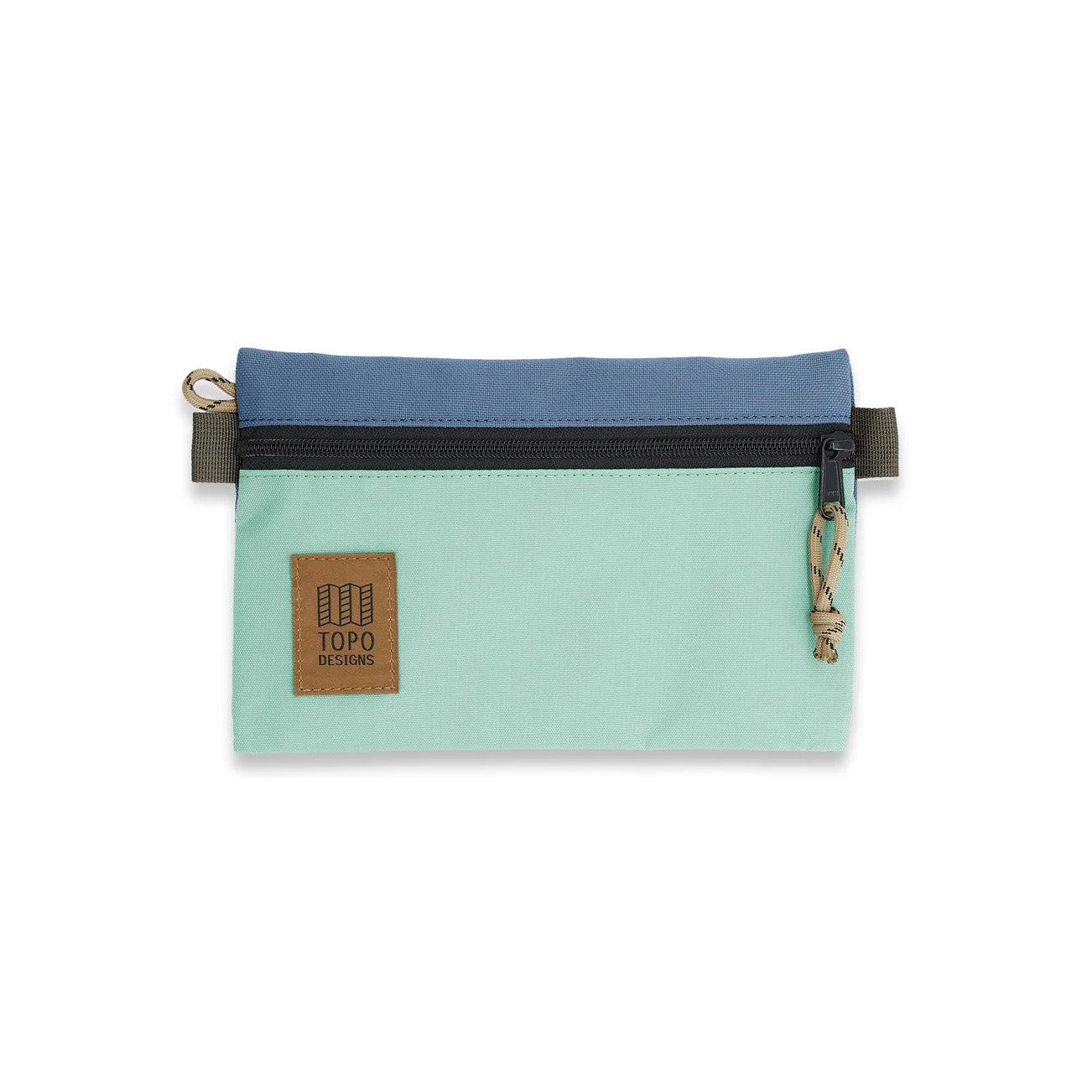Topo Designs Accessory Bag Small, Stone Blue / Ash Green
