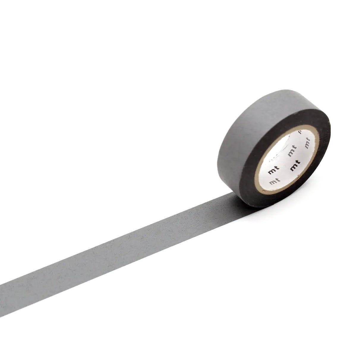 Mt masking tape Mt Basic Matte 15mm Washi Tape, Gray