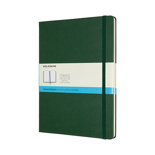 Moleskine Classic XL Dotted (Hardcover), Myrtle Green