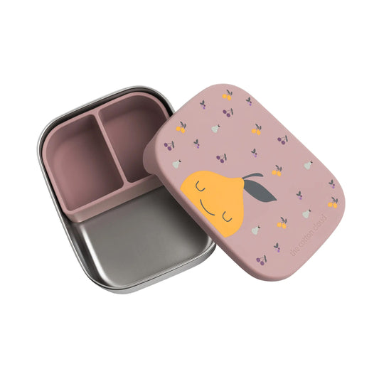 The Cotton Cloud Stainless Steel Lunchbox with Removable Compartments, Fruity