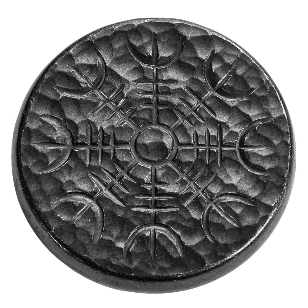 Shire Post Mint Norse Dual Stave in Iron, Vegvisir and Helm of Aw