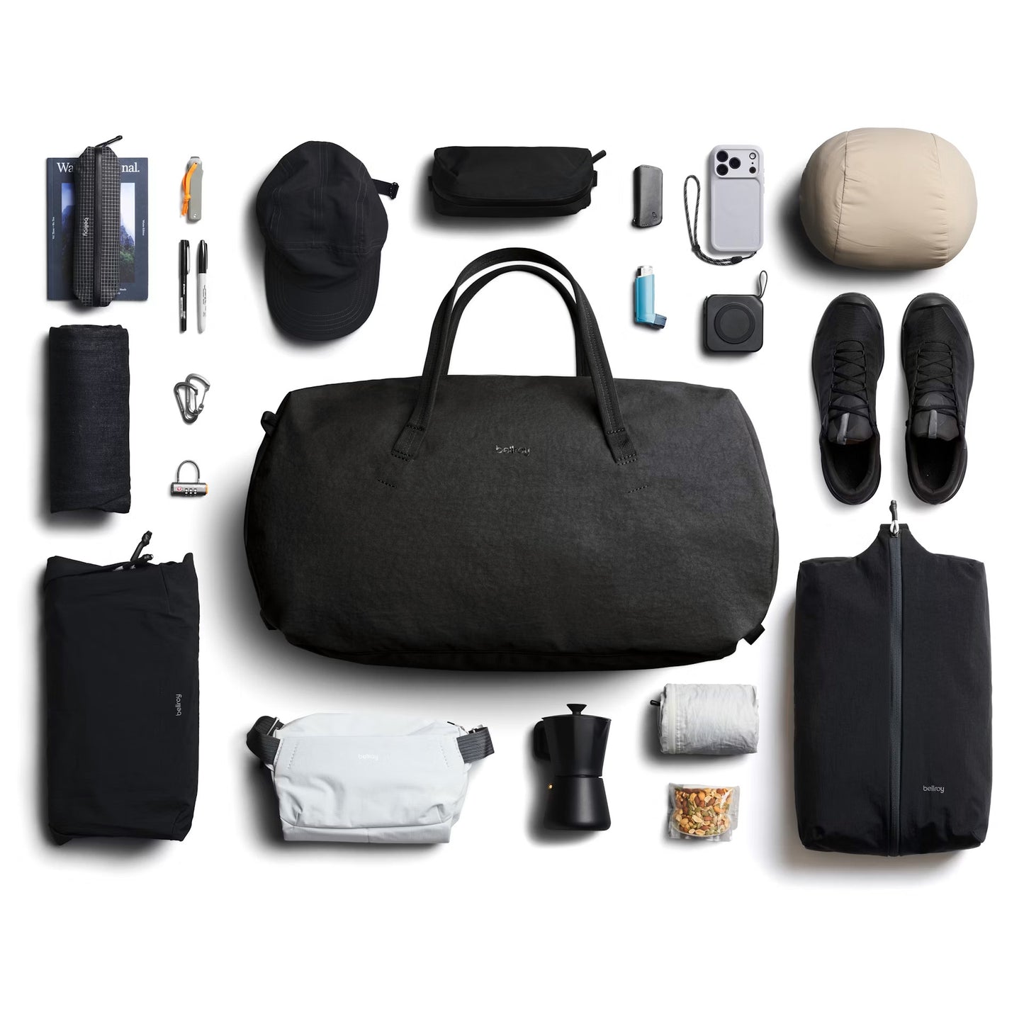 Bellroy Venture Ready Duffel 55L, Black