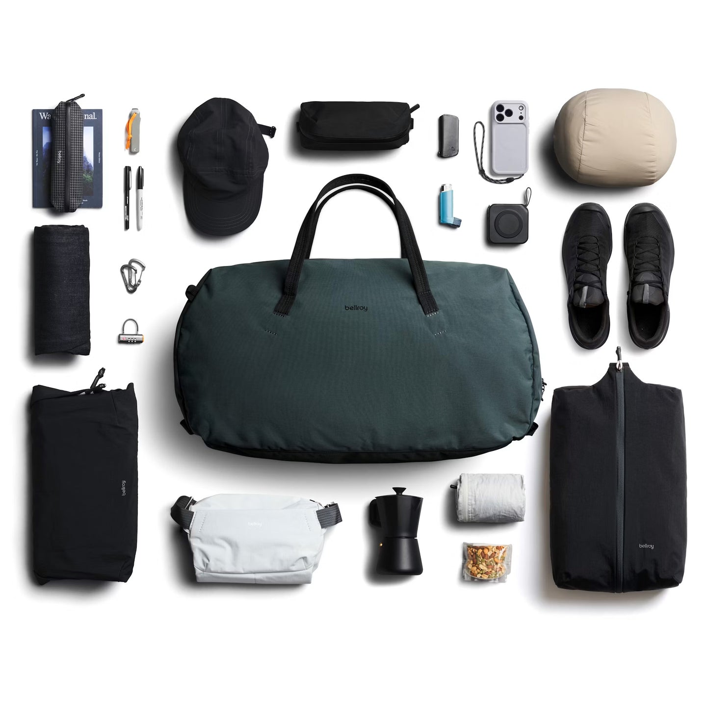 Bellroy Venture Ready Duffel 55L, Deep Ocean