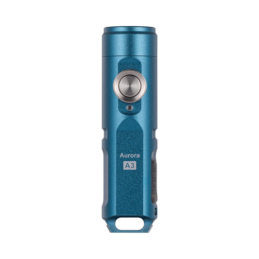 RovyVon Aurora A3 (G4) USB-C Keychain Flashlight 6500K, Aqua Blue