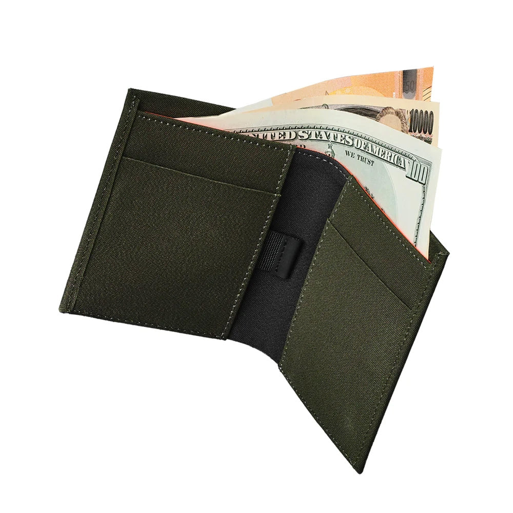 ALPAKA Ark Bifold Cash Wallet Axoflux 300D, Army Green