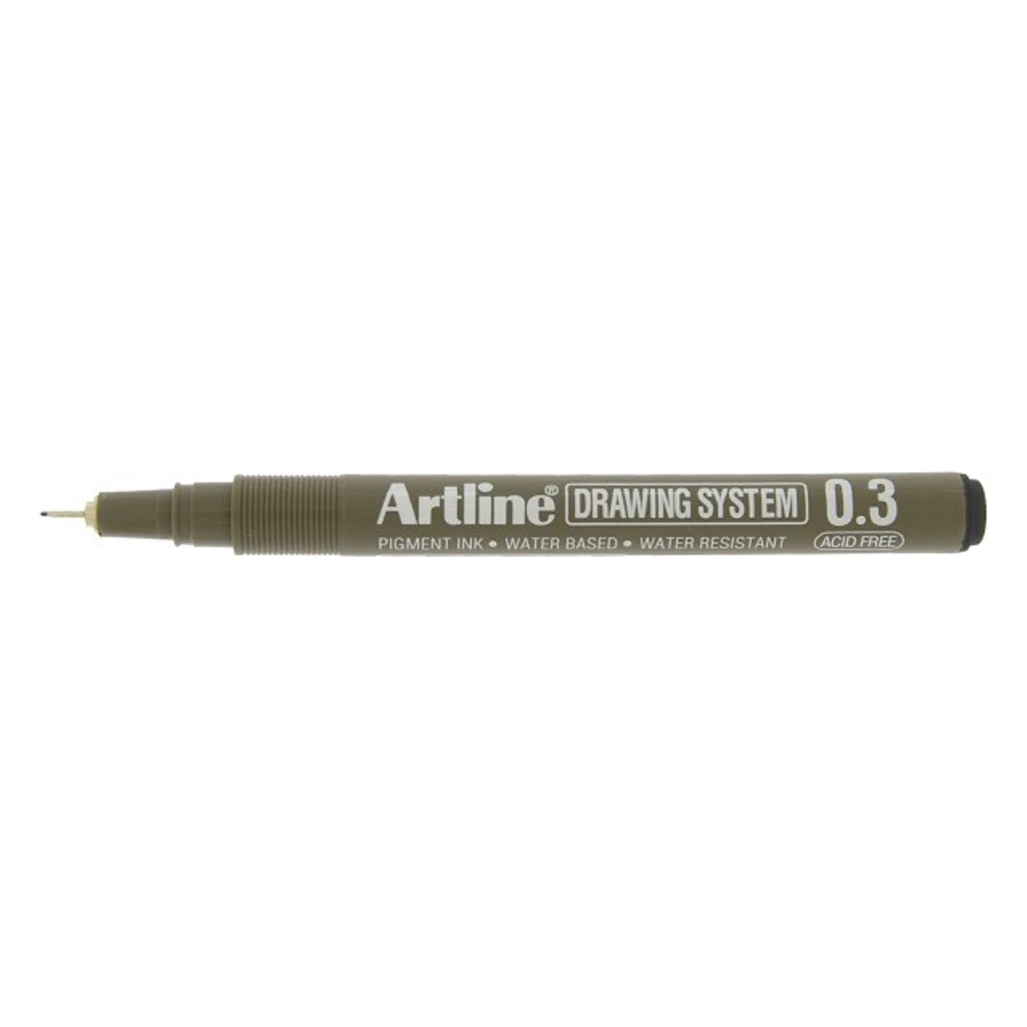 Artline 233 Fineliner Drawing System, 0.3mm (Sort)