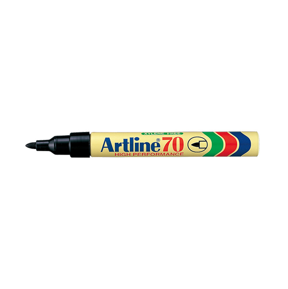 Artline 70 Permanent Merkepenn, 1.5mm (Sort)